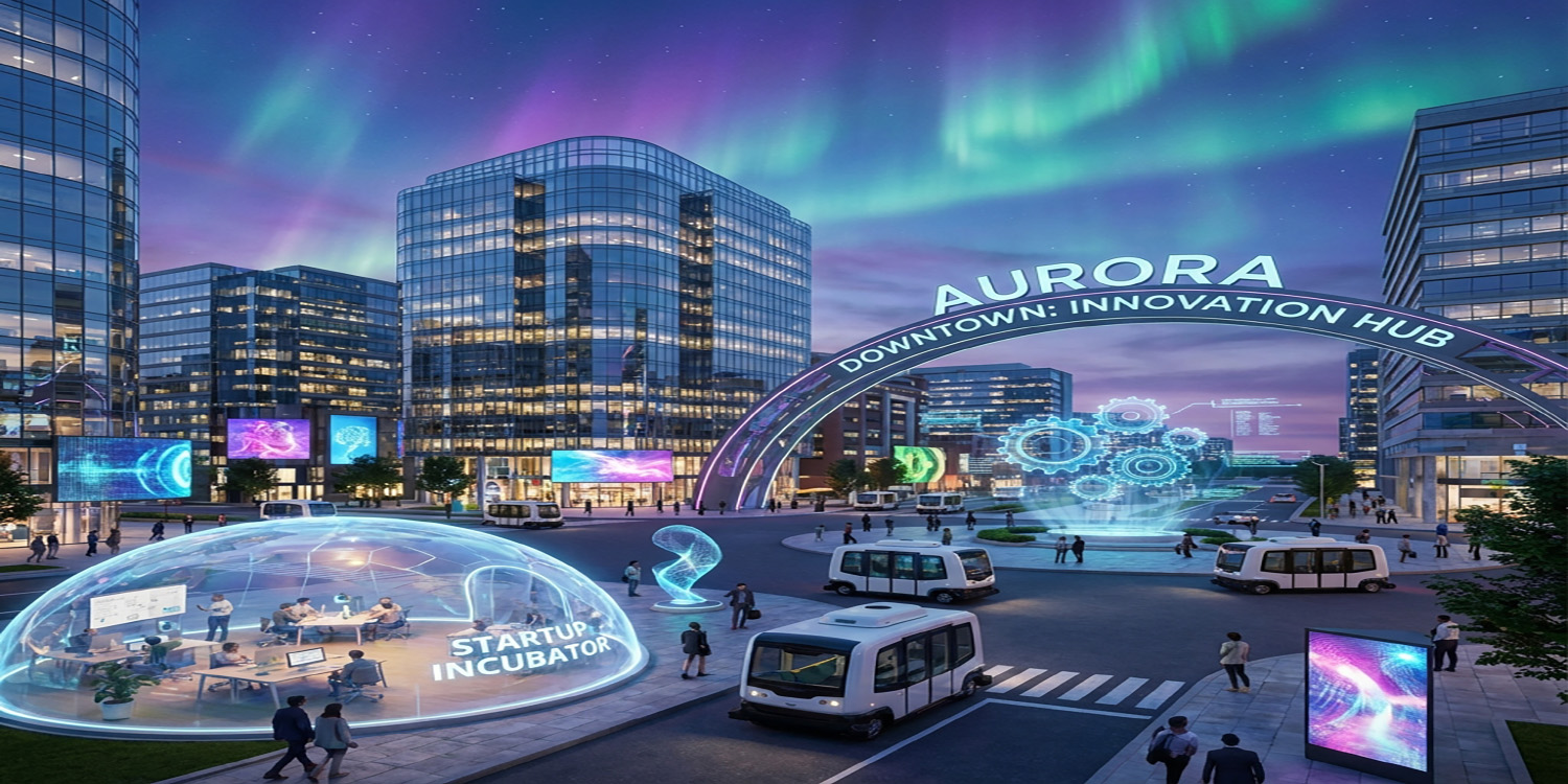 Aurora downtown innovation hub concept